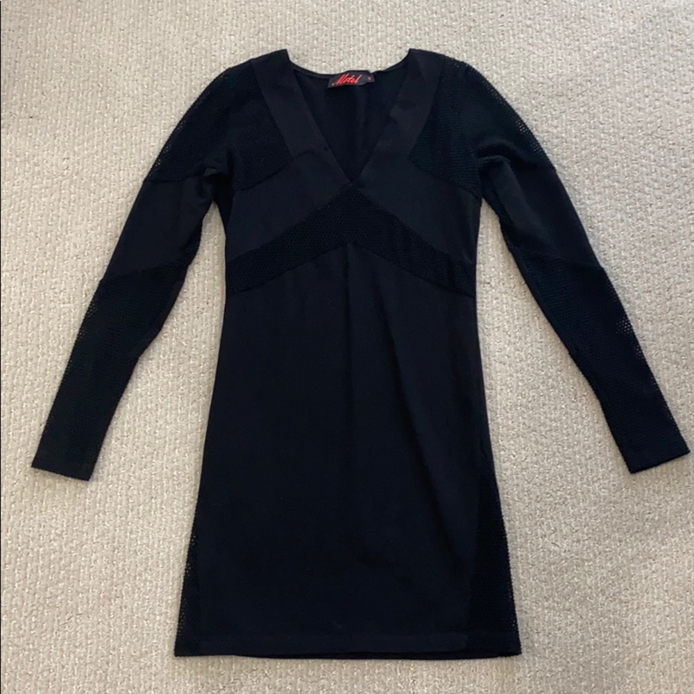Motel Mesh Bodycon Dress